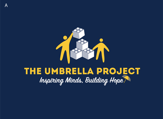 Umbrella Project-Navy/Yellow- Short Sleeve (A)