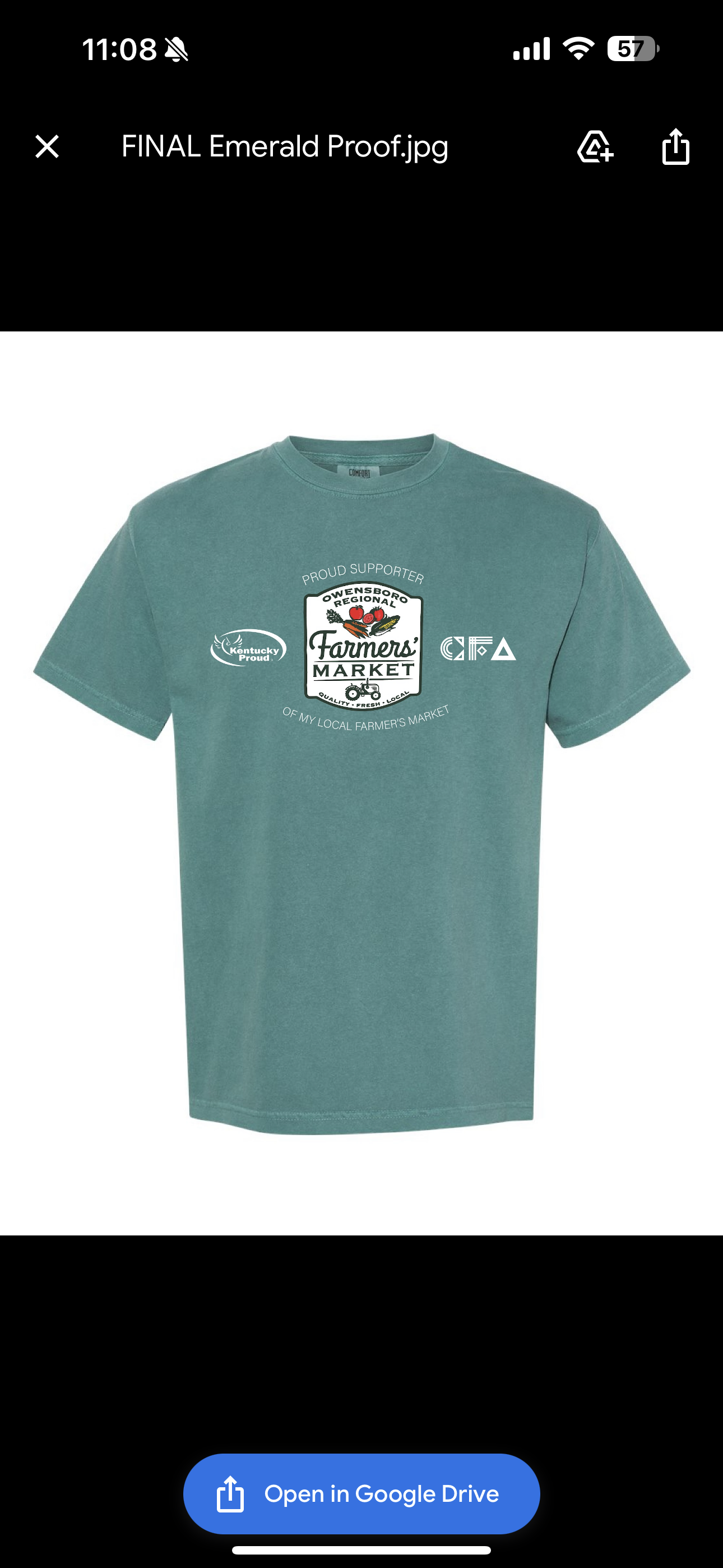 Farmers Market Comfort Colors Tshirt