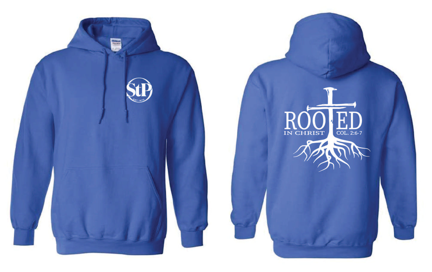 Rooted in Christ Hooded Sweatshirt