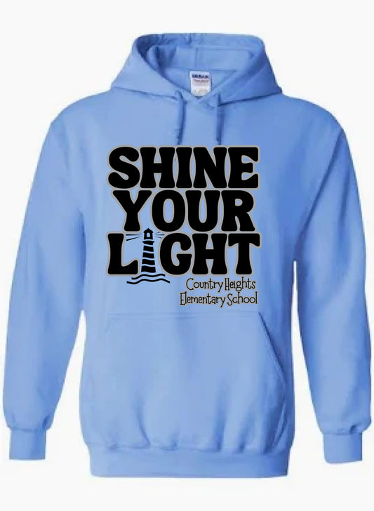 Hooded Sweatshirt Shine Your Light